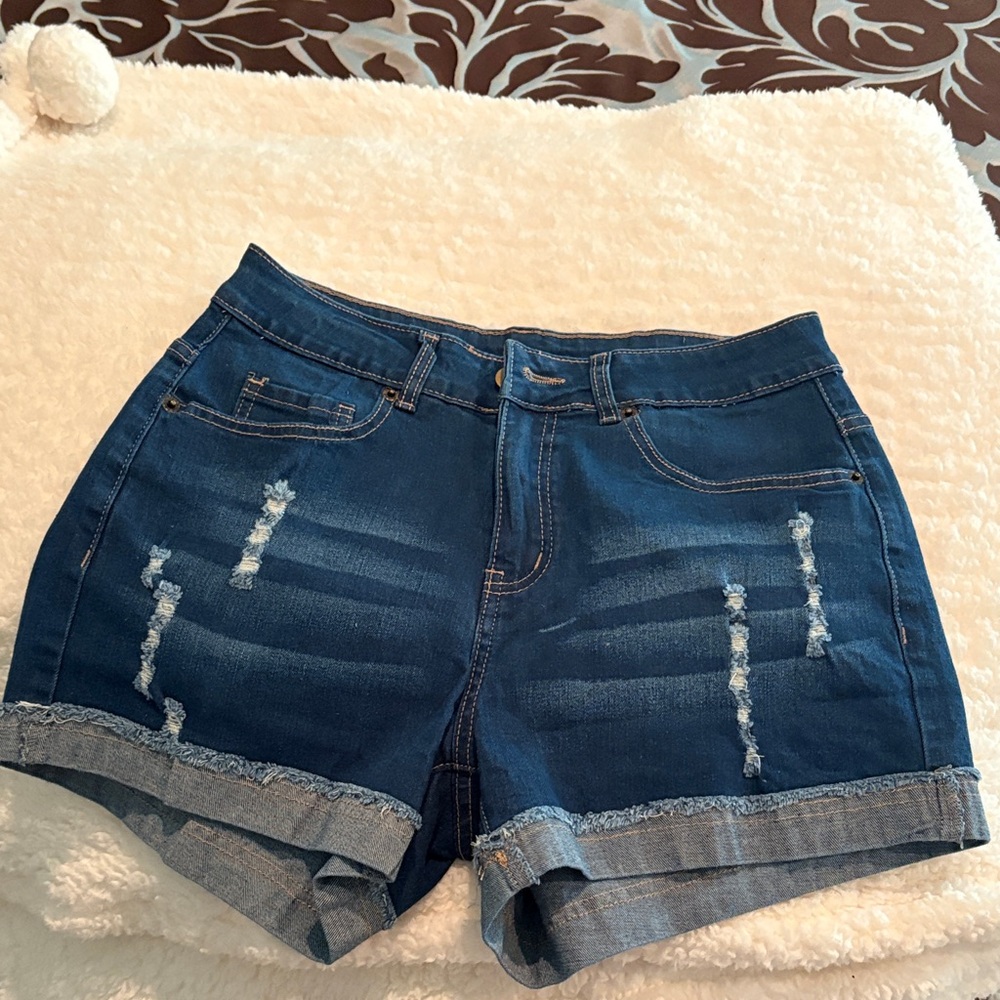 Stylish Blue Denim Women Shorts Never Worn